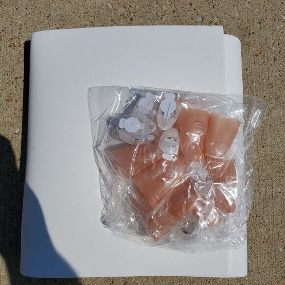 New MARSHMALLOW DJ Foam Full Head Light Up Cosplay Mask & Fingers Halloween New - Picture 7 of 7